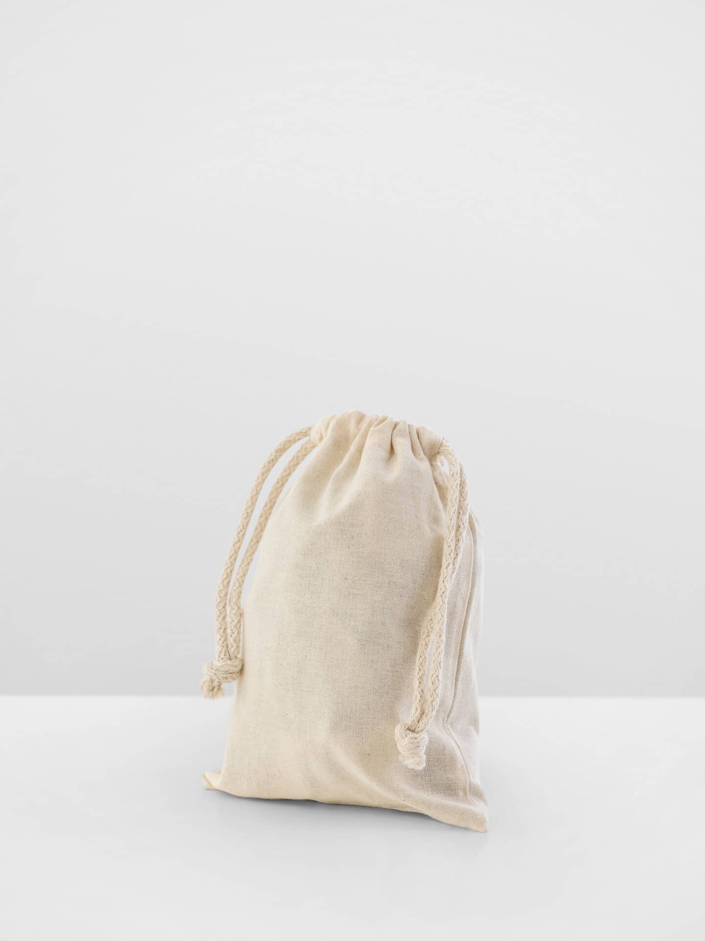 Drawstring Calico Bags 150mm x 200mm - Compact Drawstring Bags for Small Items